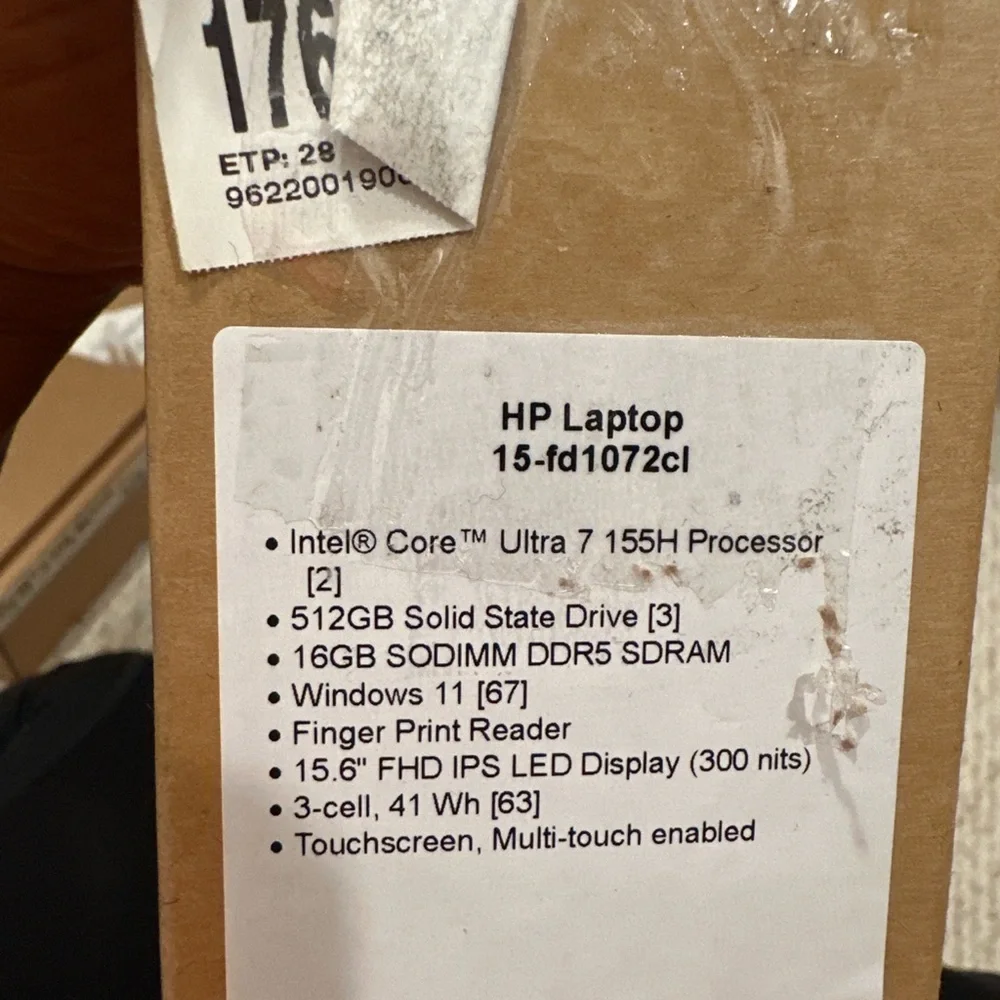 HP Laptop 15-fd1072cl - Silver